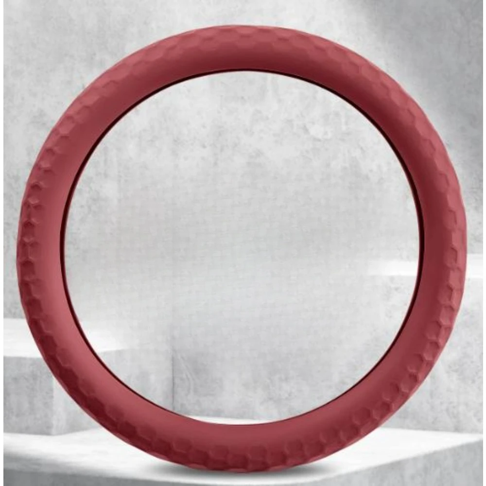 Interior Accessories Silicone Steering Wheel Ultra-thin Non-Slip Cover Round D-shaped Brand New for ONVO