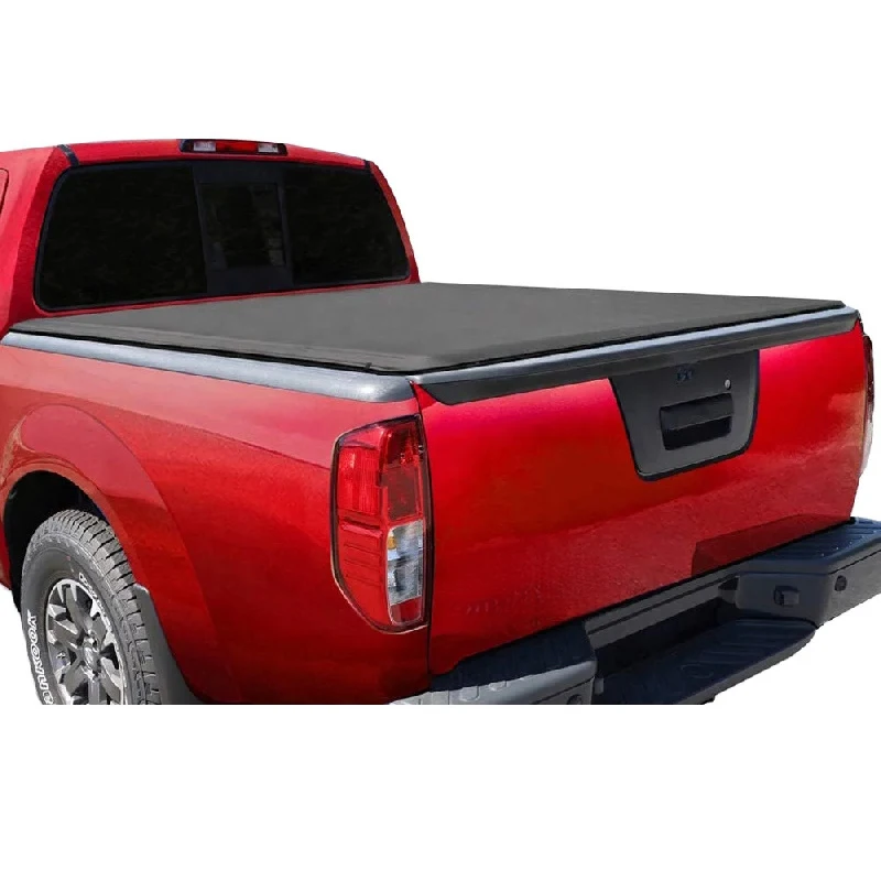 Custom Fit Durable Waterproof Soft Tonneau Cover for F150, Chevy Silverado and Ram 1500 Pickup Trucks