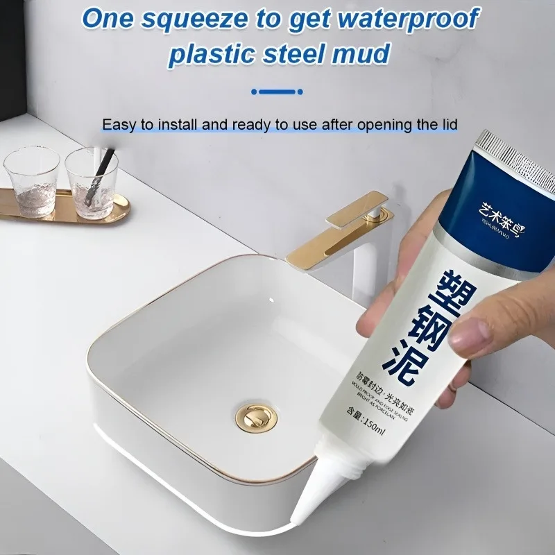 White Mildew Resistant Sealant For Kitchen And Bathroom Multi Purpose Joint Filling Caulk For Shower Room Gap Sealing Wall