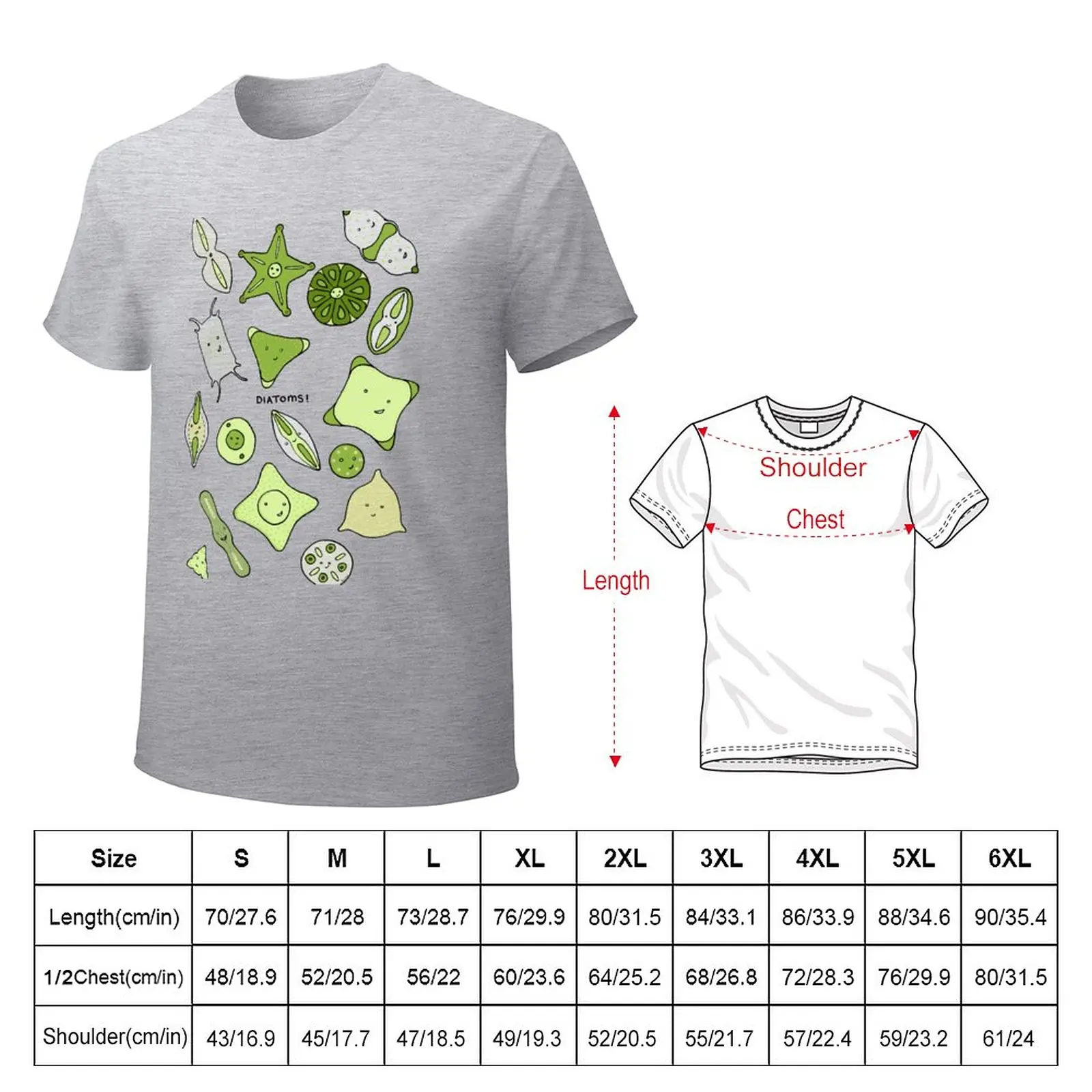 More Diatoms T-Shirt summer top oversizeds shirts graphic tees heavyweight t shirts for men