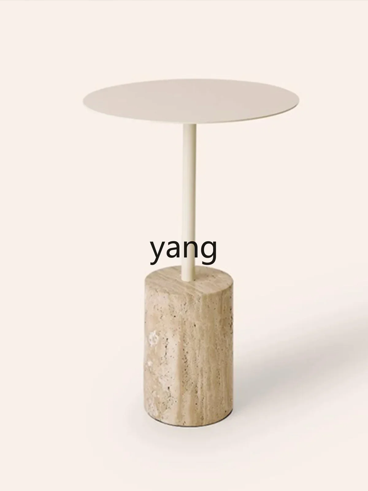 LTT Huangdongshi طاولة جانبية طاولة قهوة بسيطة إبداعية طاولة مستديرة صغيرة فندق الإقامة المنزلية الرخام
