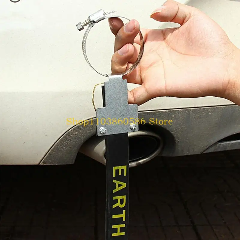 242A Car Grounding Current Antistatic Electrostatic Belt Prevents Accident Warn Tape