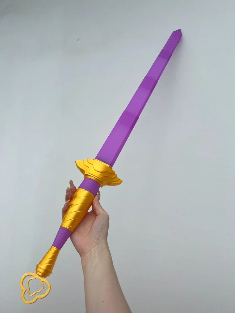 جديد Kpop شيطان لعب الأدوار الدعامة الصيادين رومي تأثيري السيف الطويل Kpop لعب الأدوار سكين زي الهالوين التأثيري اكسسوارات هدية