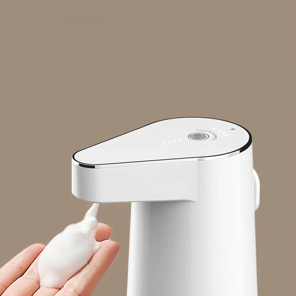 Automatic Soap Dispenser For Futron Infrared Sensor Electric Foam Maker Rechargeable Hands Free Bathroom Sanitizer Holder