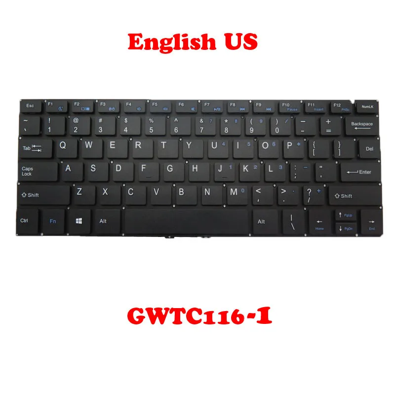 

Laptop NO Backlit Keyboard For Gateway GWTC116-1 GWTC116-1BK GWTC116-1BL GWTC116-1PR GWTC116-1GR English US Black NO Frame New