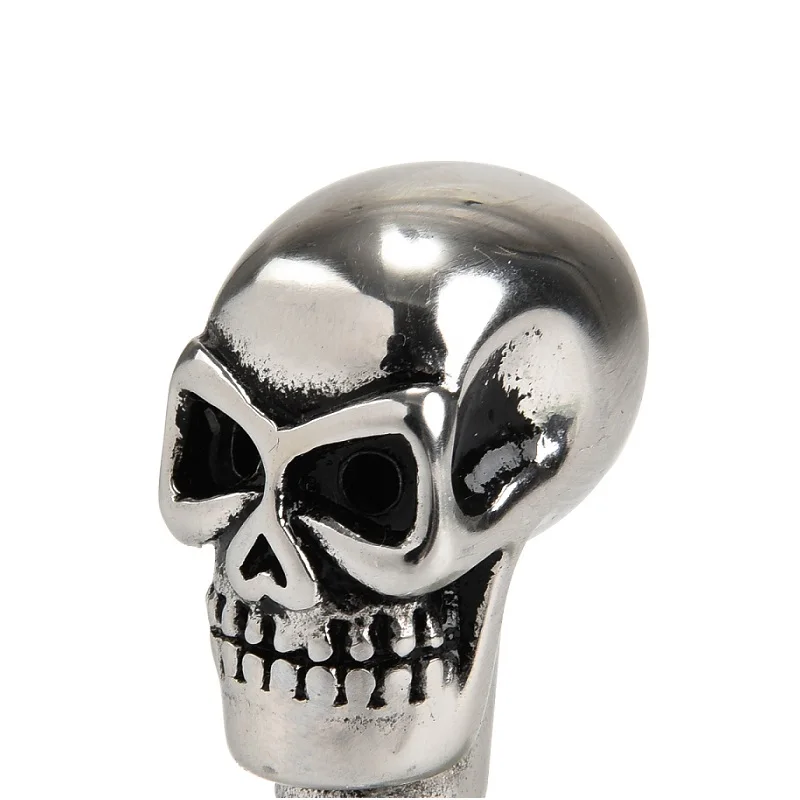 Male Stainless Steel Penis Urethral Plug Hollow Skull Head Metal Penis Plug Stick Catheter Urethral Sound Dilator Male Sex Toy