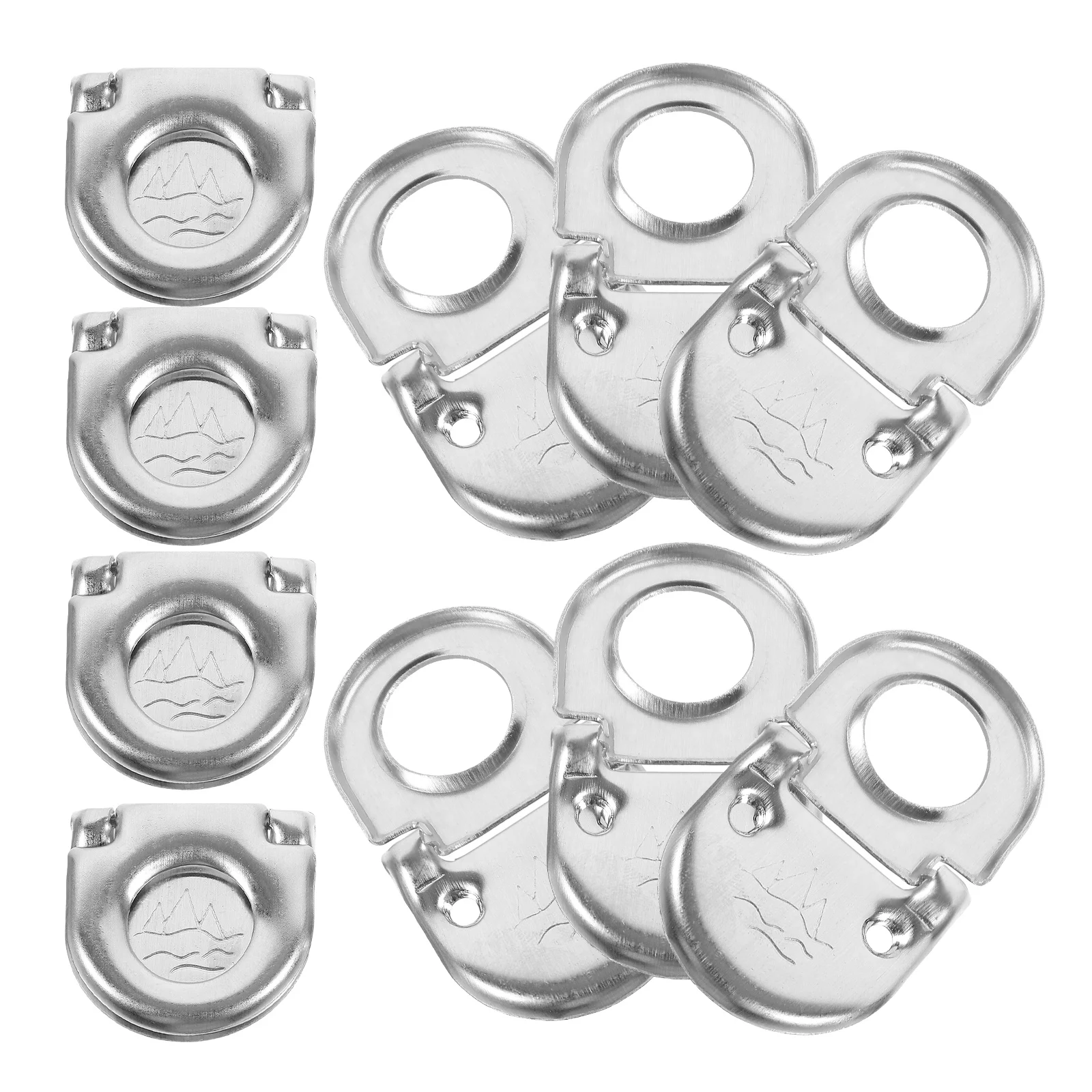 

10Pcs Stainless Steel Flush Pull Handle Recessed Door Handle for Cabinet Drawer Cupboard Furniture Dresser Drawer Pulls