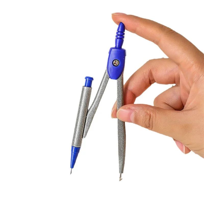 1Sets Compass Student Set Drawing Tools Simple 7-piece Exam Supplies Junior High School Stationery mathematical set