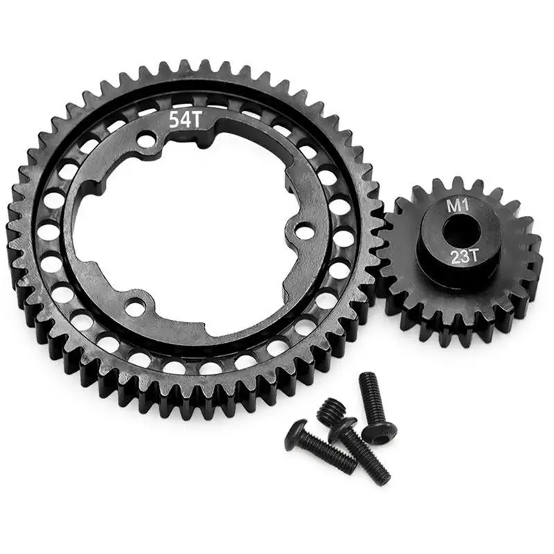AS96-RC Car Upgrade 54T+23T Gear Kit For Traxxas 1/5 X-Maxx 1/7 XO-1 1/10 Maxx 1/10 E-REVO 2.0VXL RC Car Accessories