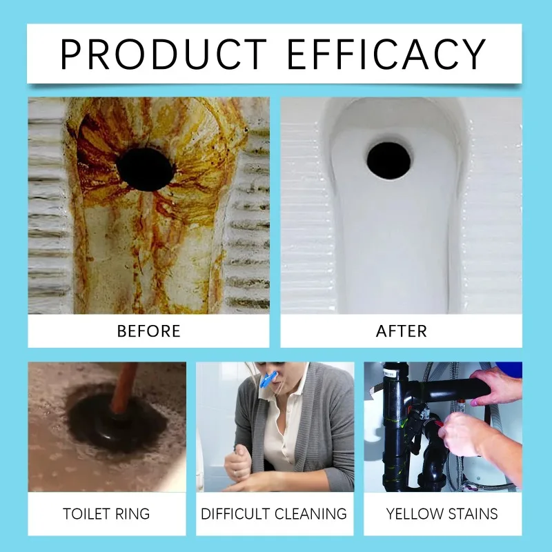 Toilet Cleaner Bubble Cleaner Foaming Agent Deep Descaling And Deodorization Toilet Splash Proof Water Cleaning Solution 100ml