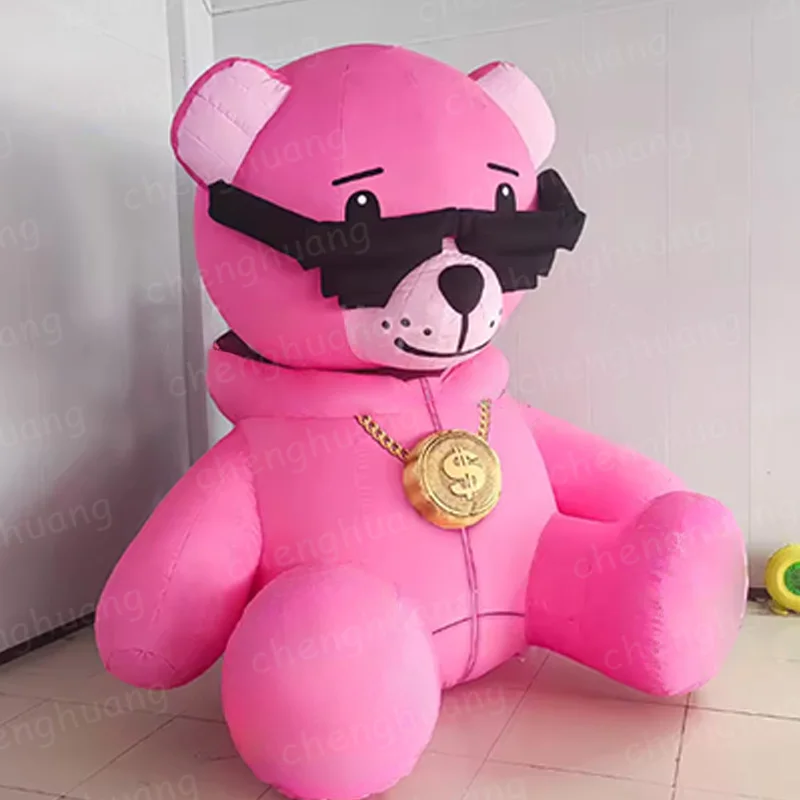 

Надувные медведи, воздушные модели на основе животных с выдувными устройствами, реквизит для украшения квадратных вечеринок в торговом центре на открытом воздухе