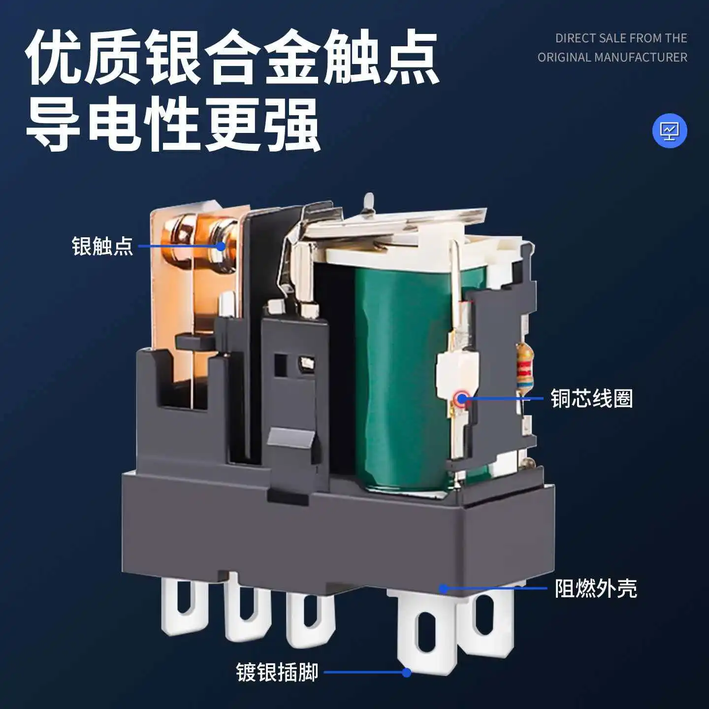 RJ2S-CL-D24 RJ1S-CL-A220 SJ2S-05B is suitable for IDEC and Izumi intermediate small relays