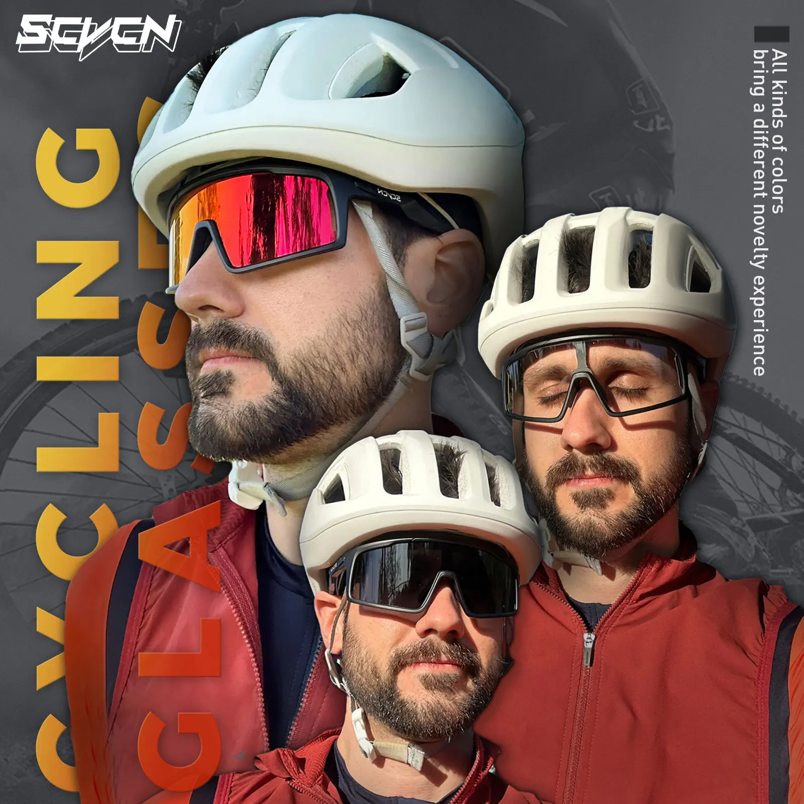 Neue SCVCN Radfahren Gläser Sport UV400 Fahrrad Sonnenbrille Männer MTB Bike Outdoor Radfahren Sonnenbrille Frauen Straße Fahrrad Gläser