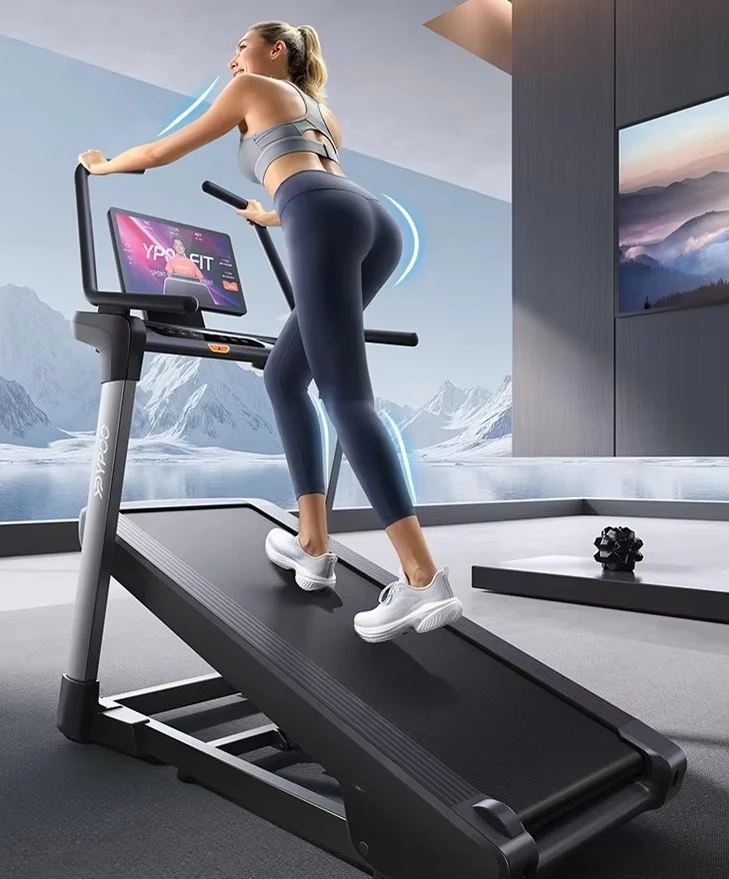 Marathon Treadmill Incline Treadmill Home Fitness Equipment Shock Absorption System Intelligent Fitness Equipment