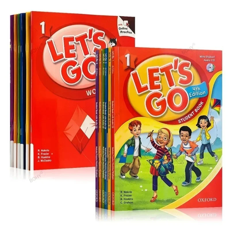 Oxford Let's Go Student Book 4th Edition New Phonics and Reading Lessons To Help Children Read Fluently ESL Books