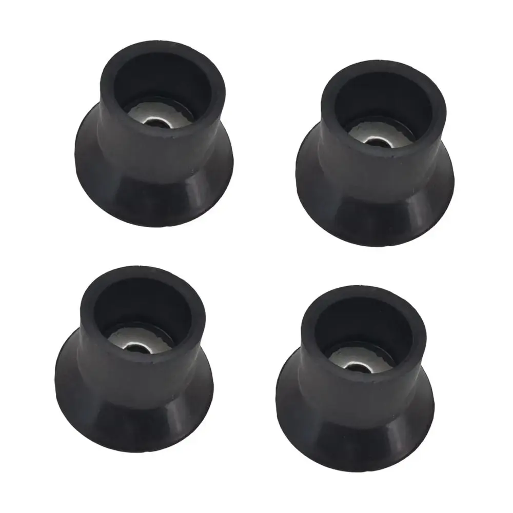 4Pcs Universal Gas Stove Foot Mat Suction Cup Wear-Resistant Gas Stove Non-slip Pad Replacement Silent Jumping Bed Foot Covers