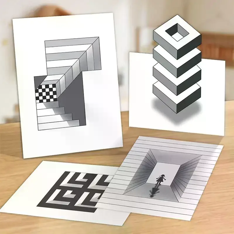 子供向けマジック3D立体絵画ブック、論理的思考と空間的想像力 - Home Improvement Books のレビューと価格