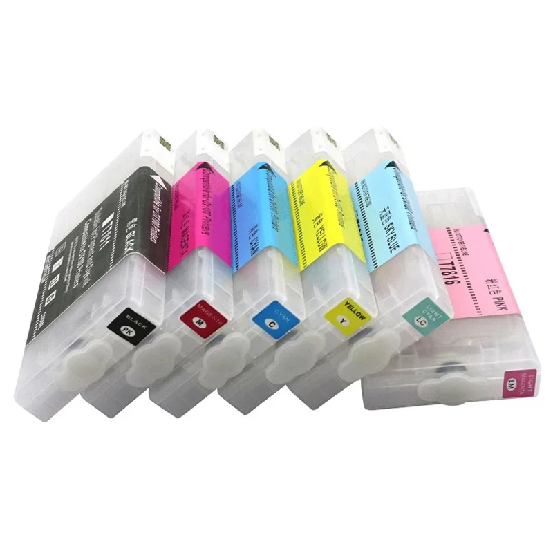 T7811-T7816 Empty Refillable ink cartridge with chips for Fujifilm Frontier-S DX-100 Fuji DX100 Printer (6 Colors available)