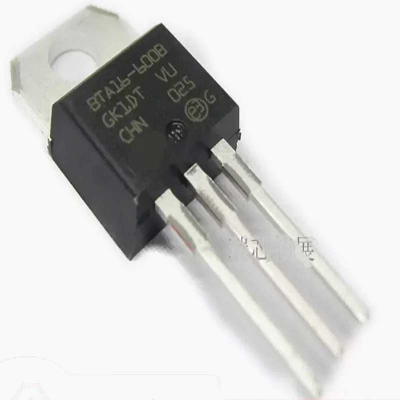 10pcs-50pcs BTA16-600B BTA16-600BRG TO220 600V 16A Used in circuits for voltage regulation, dimming, motor control, and the like
