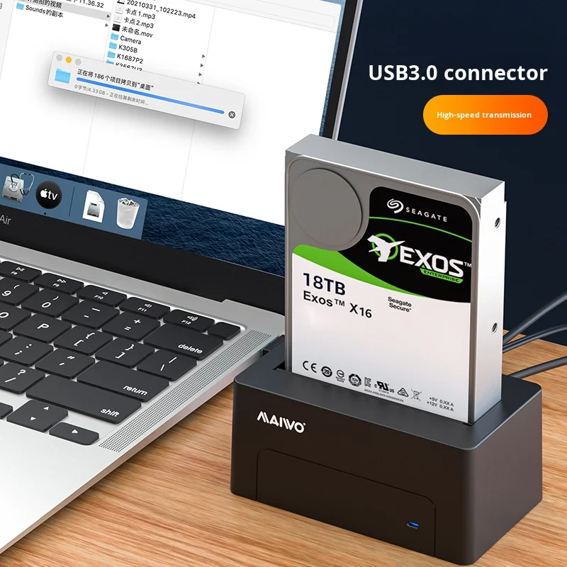 K308SAS Hard Drive Enclosure 2.5'/3.5' SAS External Server Enclosure Solid State Mechanical for Laptop Application