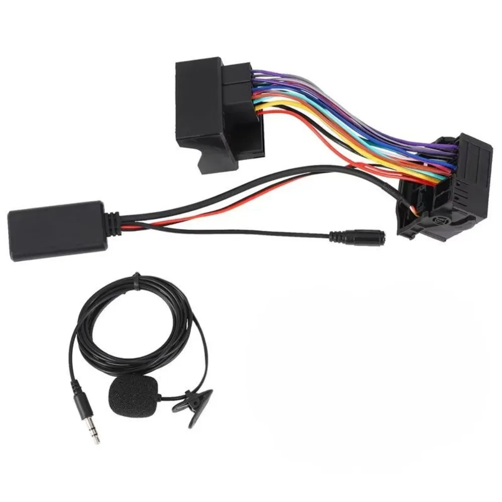 Bluetooth Music AUX IN Adapter with Hands-Free MIC For OPEL CD30 CDC40 CD70 DVD90 Car Radio Plug and Play