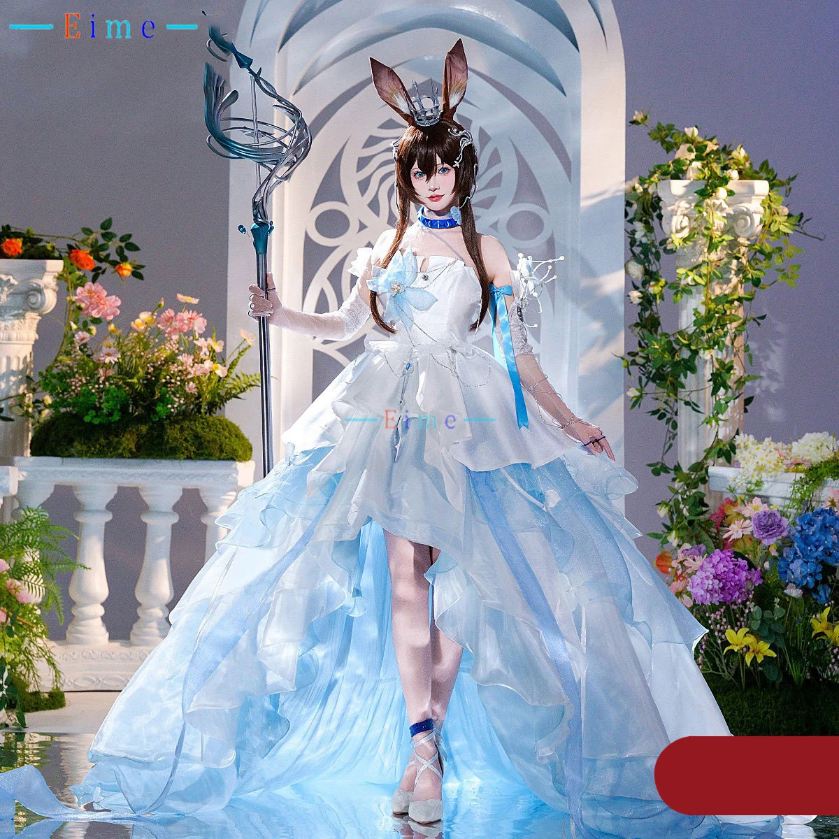 

Костюм для косплея Амии из игры Arknights, наряд Амии в стиле фонологической синестезии, женское сексуальное платье, костюмы для вечеринки на Хэллоуин, пошив на заказ