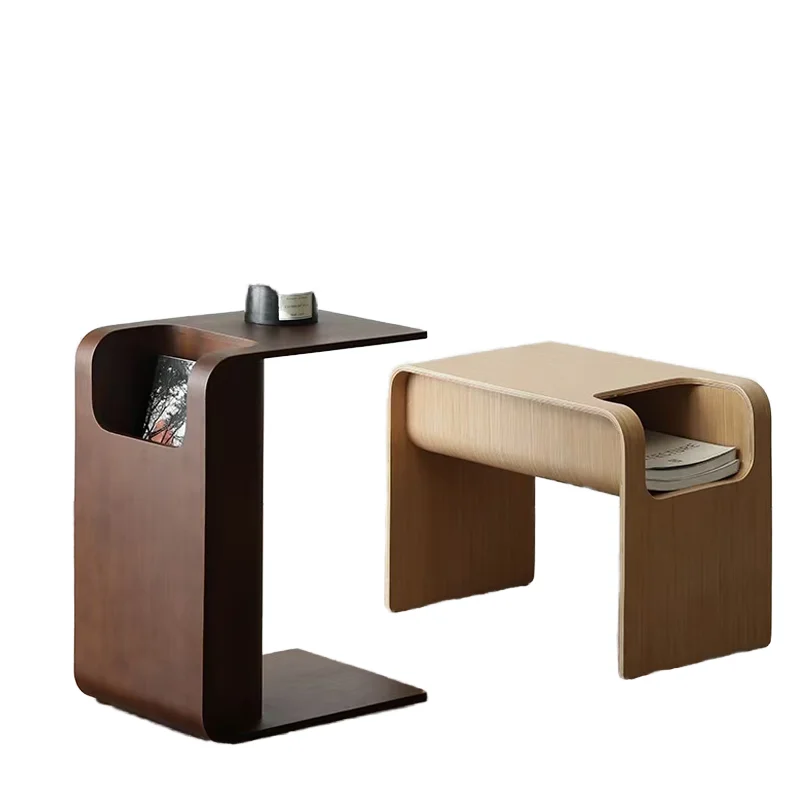 

Oak coffee table simple design convertible storage function