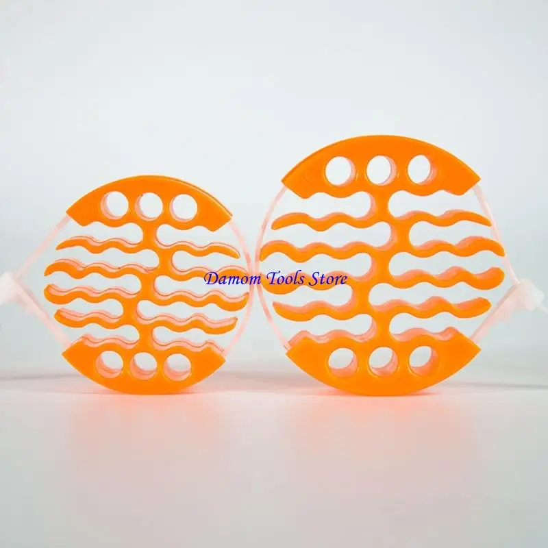 57BE 2Pcs Networks Room Cables management Tool Cord Holder 30 Holes Networks Cable combs
