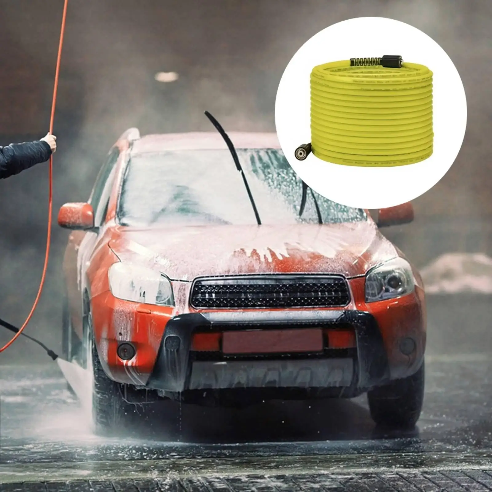 Quick Connect Hose Heavy Duty High Pressure Hose for Driveway Cleaning