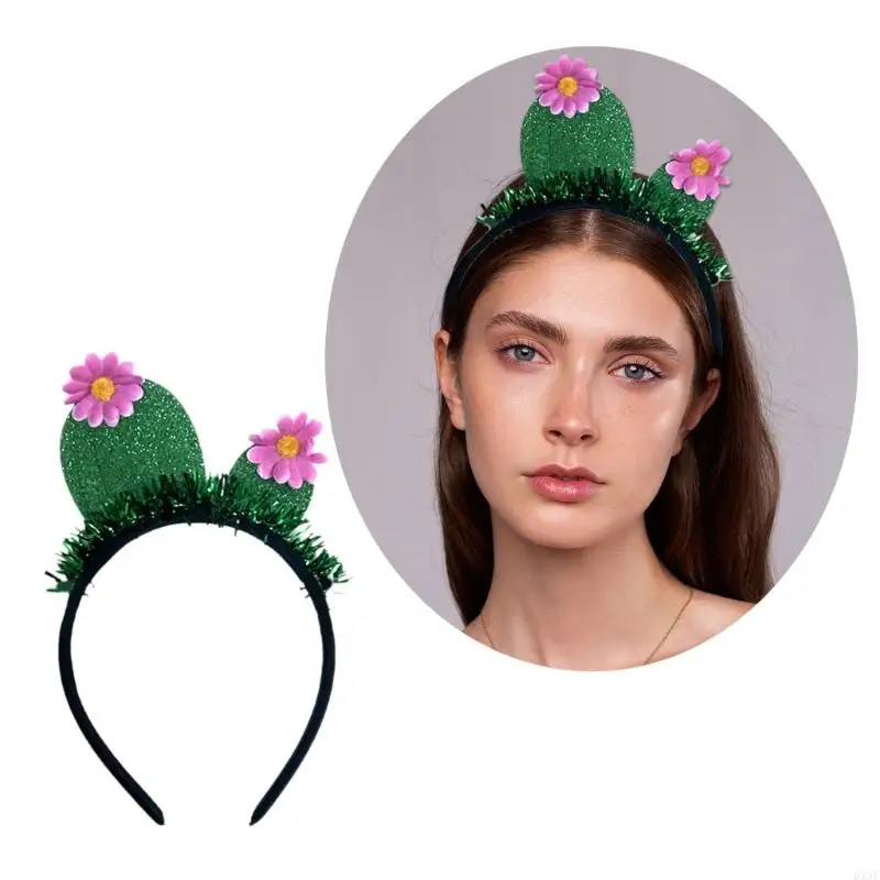 DXAE Tinsel atravessando as faixas da cabeça Mardi Gras Headwear