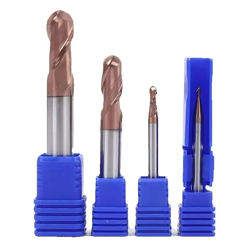 HMX-2B-R10.0 ZCC.CT 2 edge straight shank ball end mill D20.0R10.0*20*40*100 2F Ball Nose End Mill 2 Flutes Ball End Mill