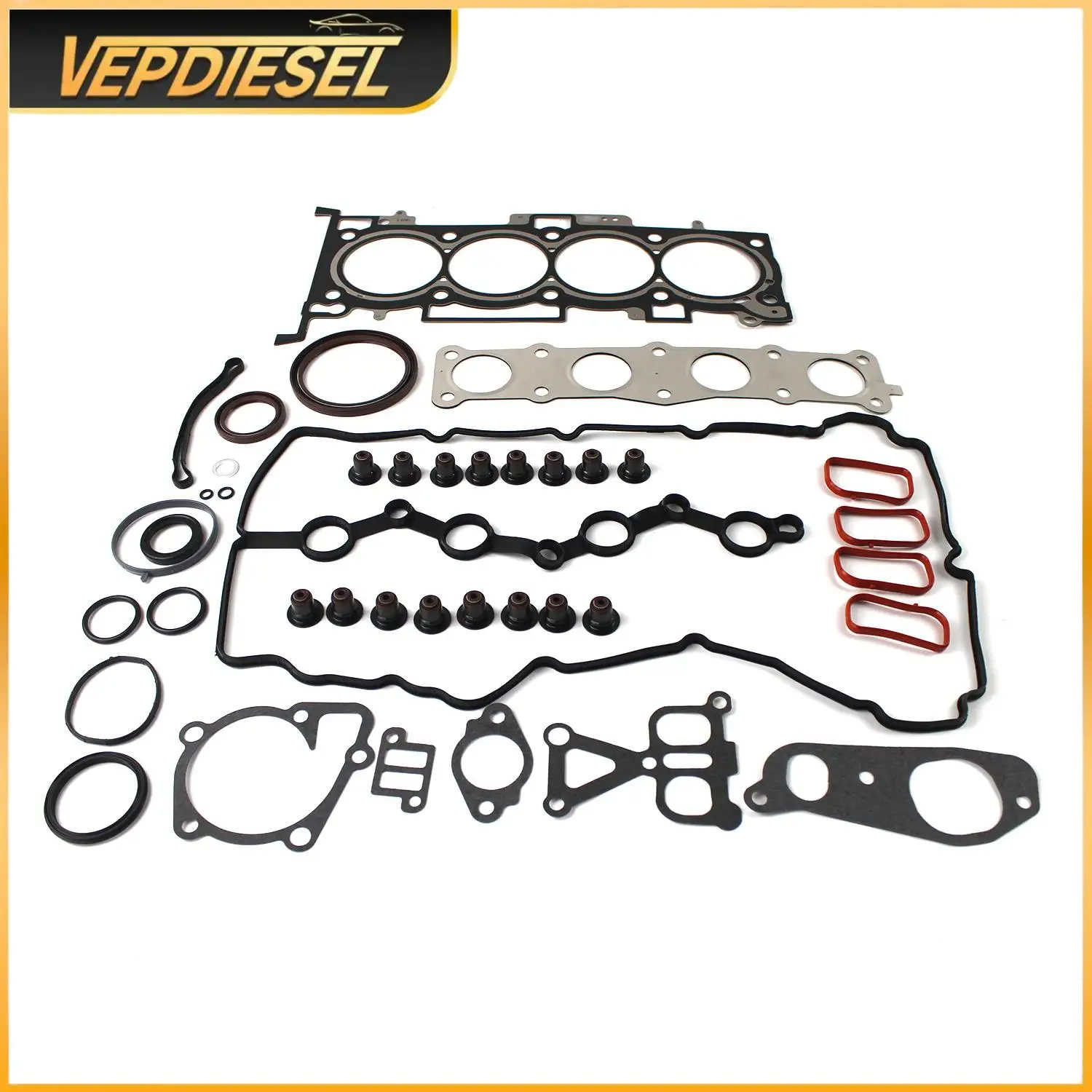 

21443-25000 209102GA02 224412GGA1 Engine Overhaul Gasket Set Kit for 2016-20 Hyundai Kia Tucson Sportage 2.4L GDI G4KJ Car Parts