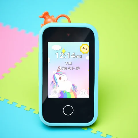 Smartphones para niños, cámaras, juguetes, pantallas táctiles, juguetes de aprendizaje, teléfonos móviles para niños y niñas de 3 a 12 años, reproductores de MP3, C