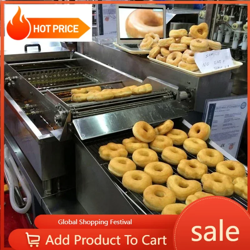 Electric Automatic Donut Maker Consistent Molding Doughnut Machine For Food Store Bakery