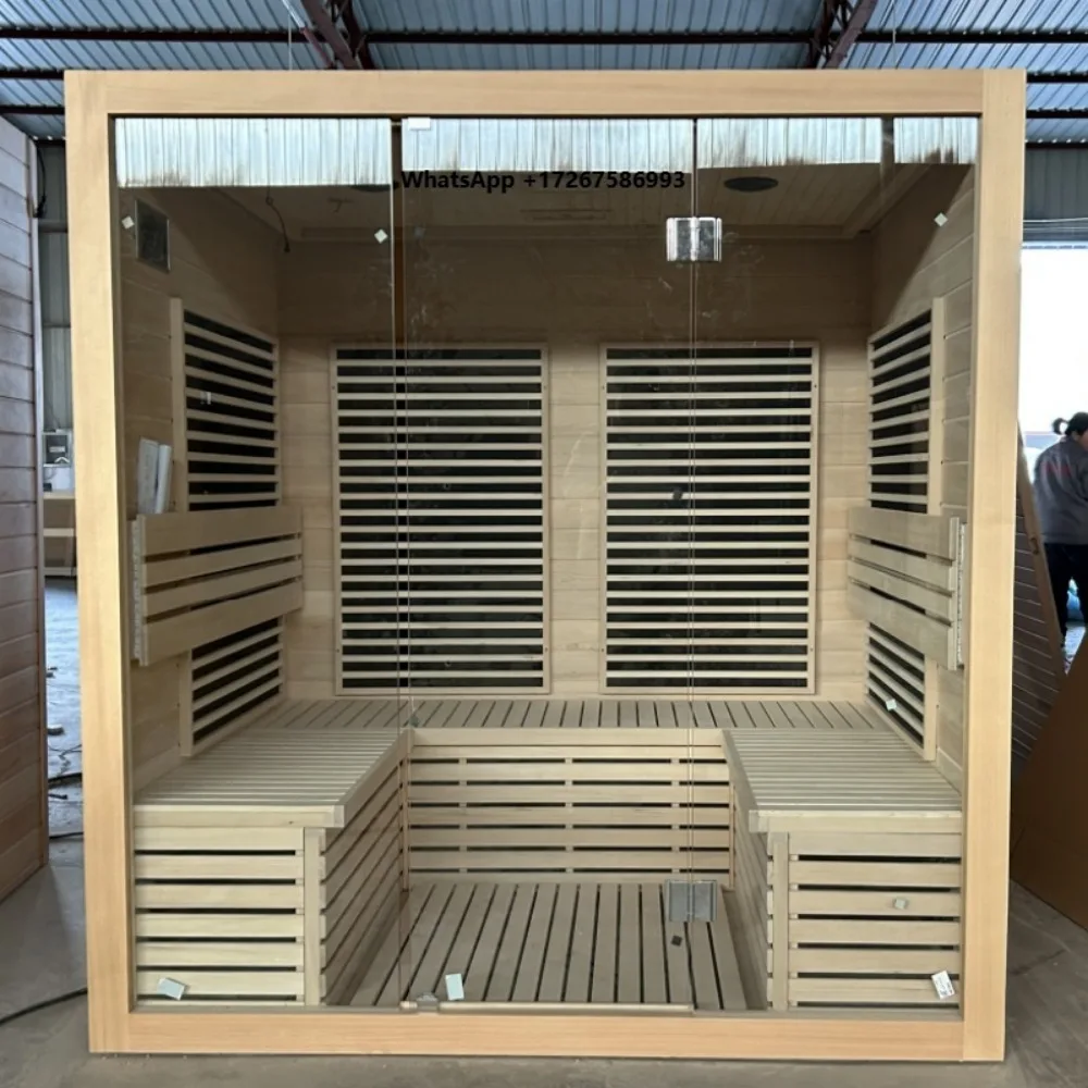 Full Spectrum Sauna 4 Persons Cheap Best Far Infrared Cheap Dry Sauna Room Factory Supplier