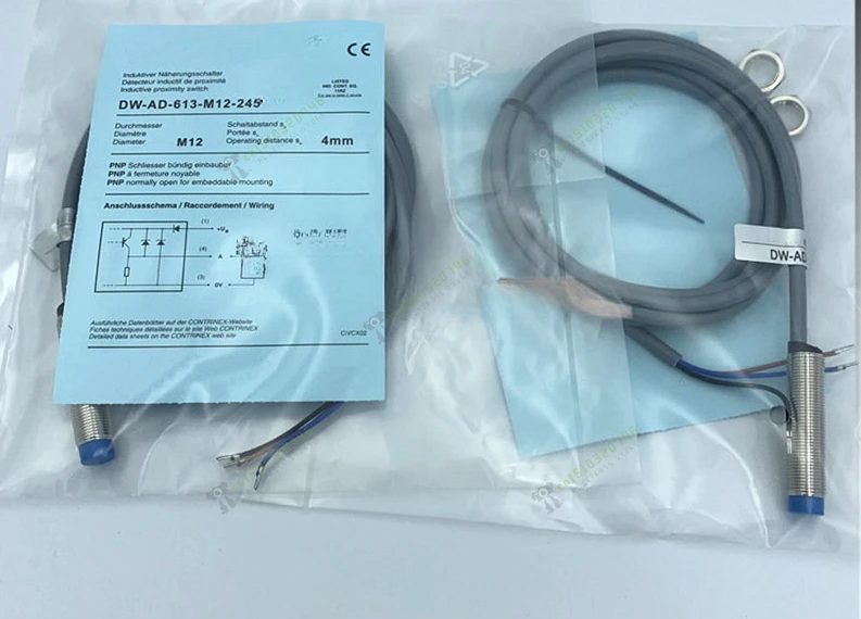 DW-AD-613-M12-245 de proximidad, DW-AD-613-M12-235, DW-AD-623-M12-245, inductivo, tres cables, PNP, 3 piezas