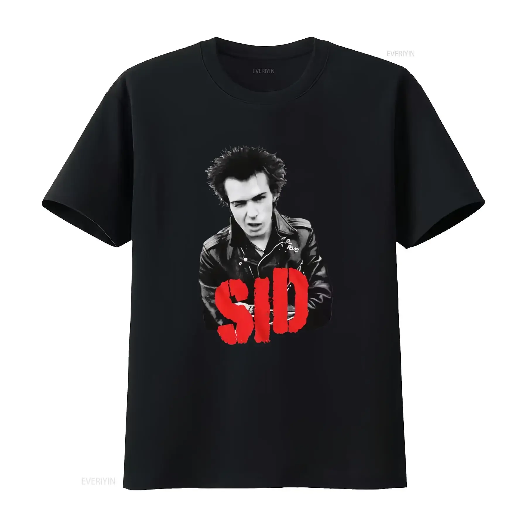 Sid Vicious Punk Rock Style T Shirt All Sizes Colours vintage Washed Breathable Versatile homme Top For Everyday Wear