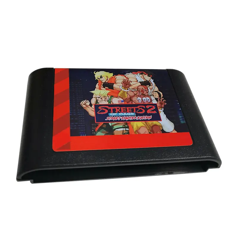 شارع الغضب 2-شارع طبعة المقاتل ، بطاقة لعبة MD ، محرك ميجا ، Sega Genesis ، وحدة التحكم الأصلية