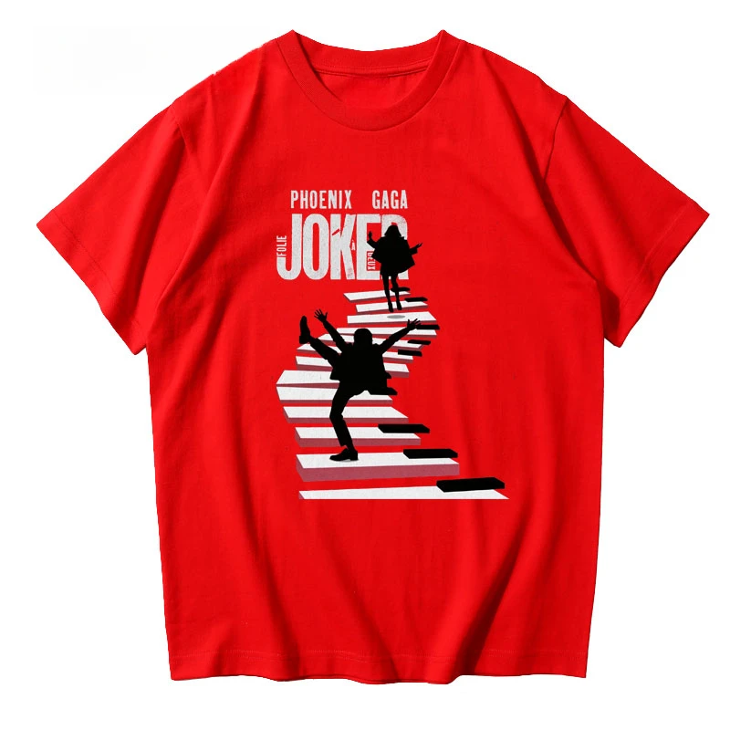 Jokers Folie A Deux The World Is A Stage Joaquin Phoenix Cotton T-shirt Women Fan Essentials Short Sleeve Top Fashion Summer Tee