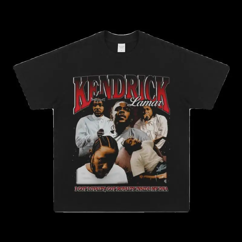 

Новая футболка Kendrick Lamar, мужская и женская футболка из чистого хлопка Kung Fu Kenny DAMN, короткий рукав с принтом в стиле хип-хоп и рэп