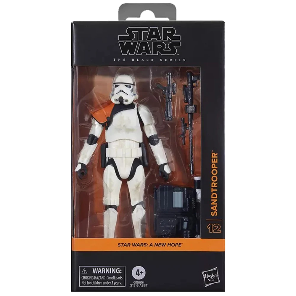 

[В наличии] Hasbro STAR WARS The Black Series Sandtrooper (NEW HOPE) Фигурка в масштабе 6 дюймов, коллекция моделей игрушек