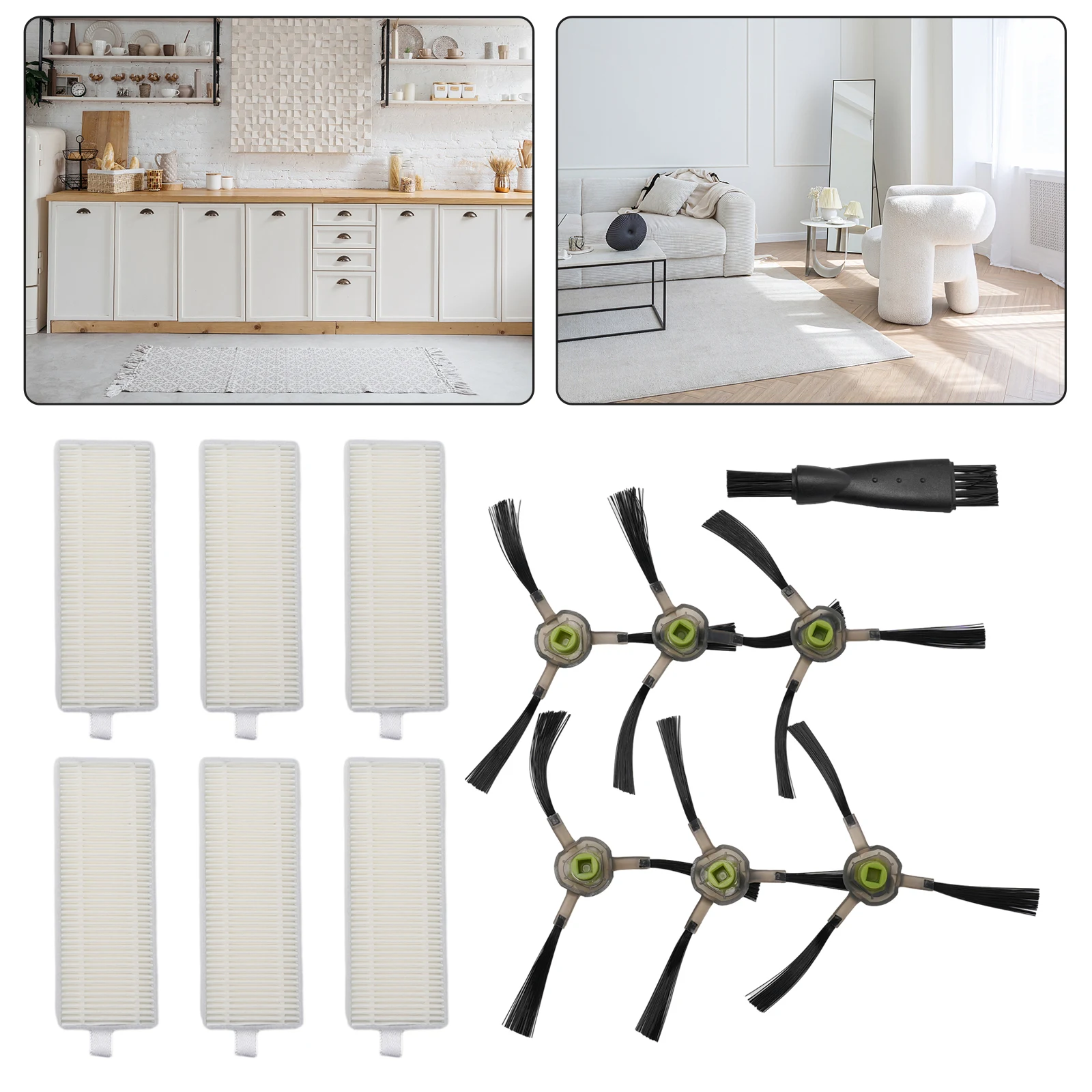 6 Pack Side Brushes…