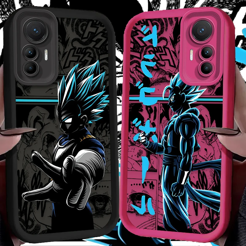 Cool Man Anime DBZ funda para Xiaomi POCO X6 X5 X4 GT X3 NFC F3 F4 F5 F6 M5S C65 M6 Pro 4GMi 13T 12T 11T 13 12 11 Lite 5G NE Etui