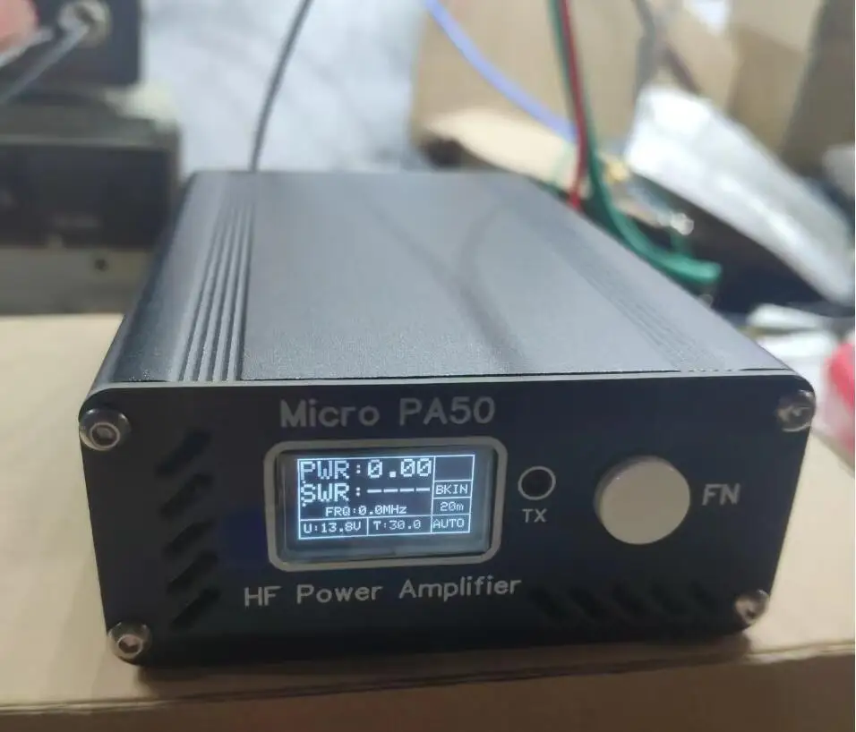 Micro PA50 50W 3.5MHz-28.5MHz Intelligent Shortwave HF Power Amplifier w/ Power / SWR Meter + LPF Filter For Radio