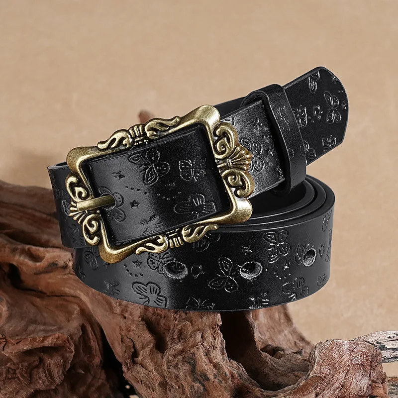 Retro riem, damesmode, veelzijdige ins, Koreaanse studentenversie, riem, damesjurk, jeans met casual patronen