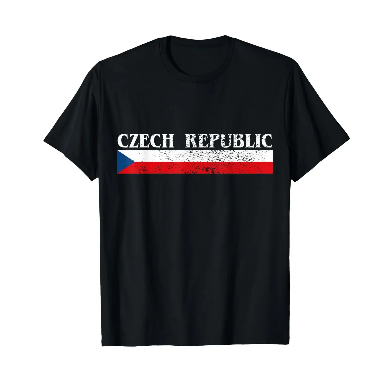 Czech Republic T Shirt vintage Washed Unisex graphic Soft Comfortable fashion Slightly Top For Everyday Wear Breathable Stylish