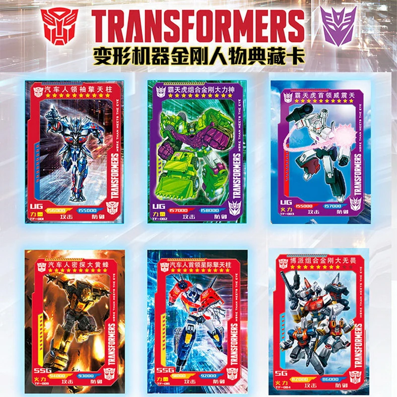 Genuine Transformers Card Autobot Optimus Prime Bumblebee Anime Character Collection Card UG Full Star SSG Card Kid Toy Gift