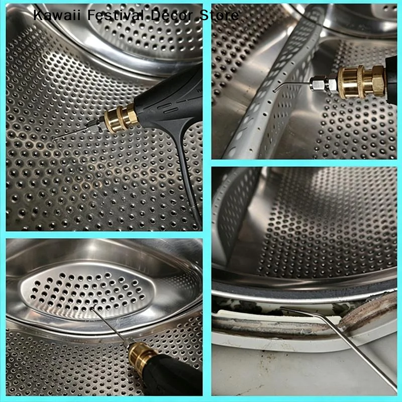 【K】1pc Stainless Steel High Pressure Cleaning Needle Nozzle 1/4
