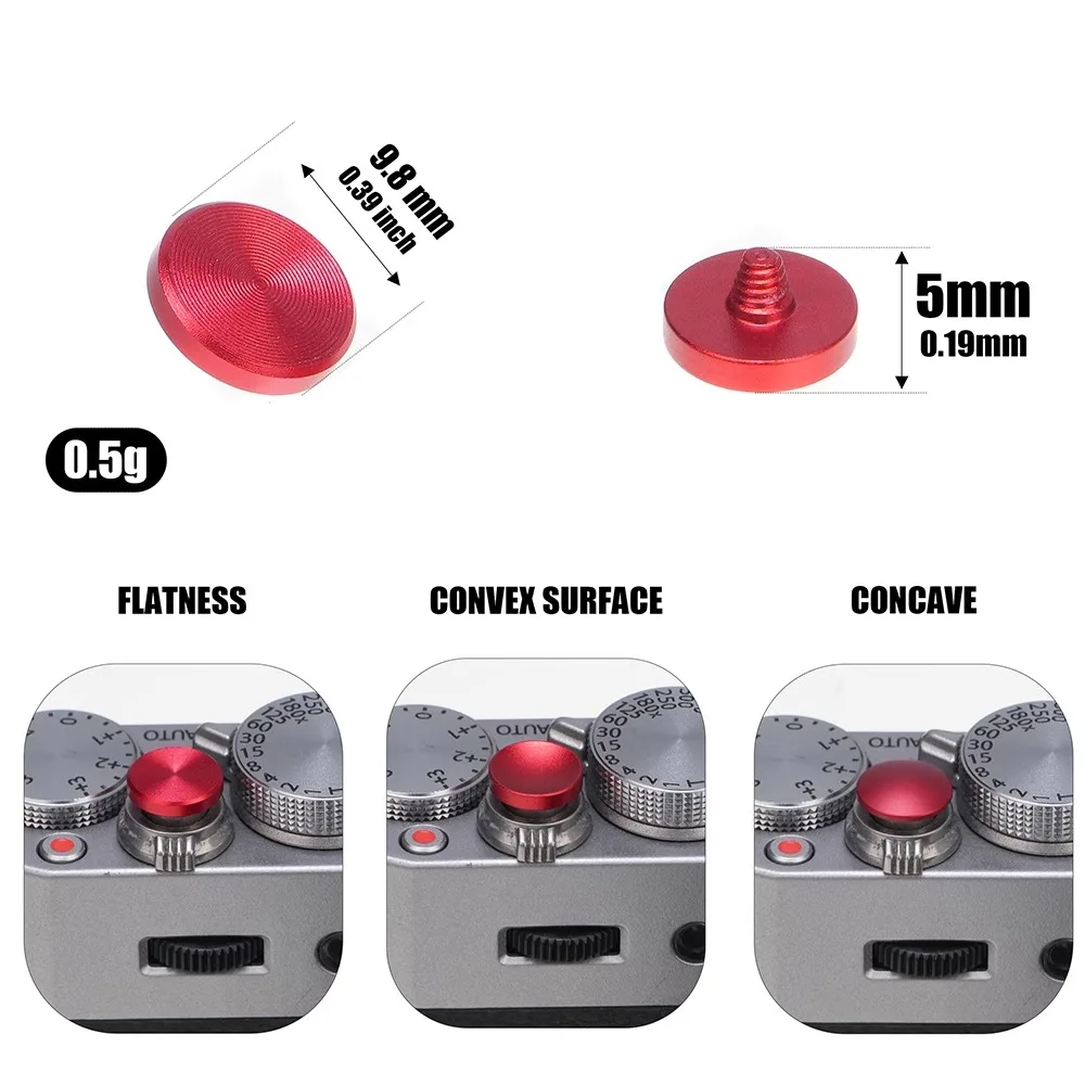 Metal Shutter Release Button Trigger Protector Cover For Fuji Fujifilm X100S X100 X100T X10 X20 XE1 Leica Canon Nikon SLR Camera