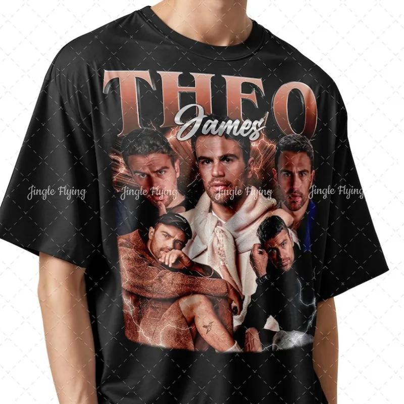 Camiseta vintage Theo James Tv Show Camisa Regalo para fanáticos